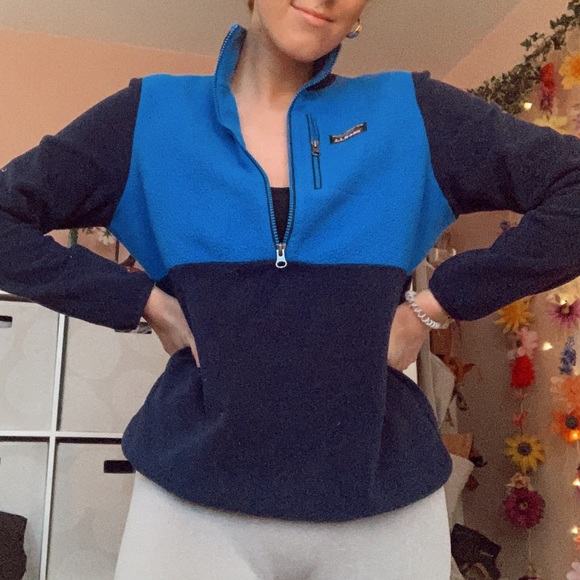 L.L. Bean Block Colored Quarter Zip! - Picture 3 of 3